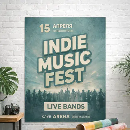 Печать афиш