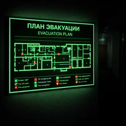 Печать на фотолюминесцентной пленке