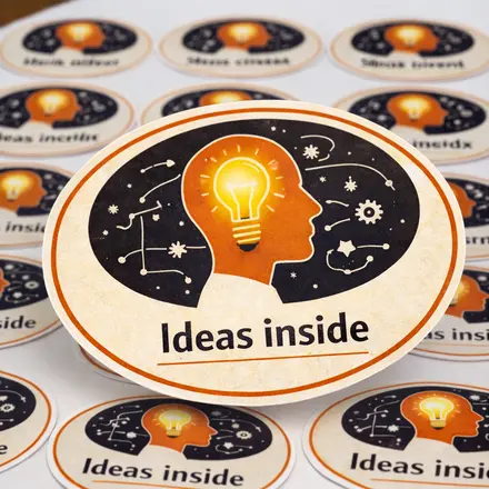 Наклейки овальные