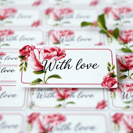 Этикетки прямоугольные