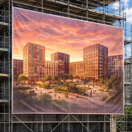 Печать на баннерной сетке