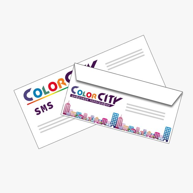 Цифровая печать на конвертах