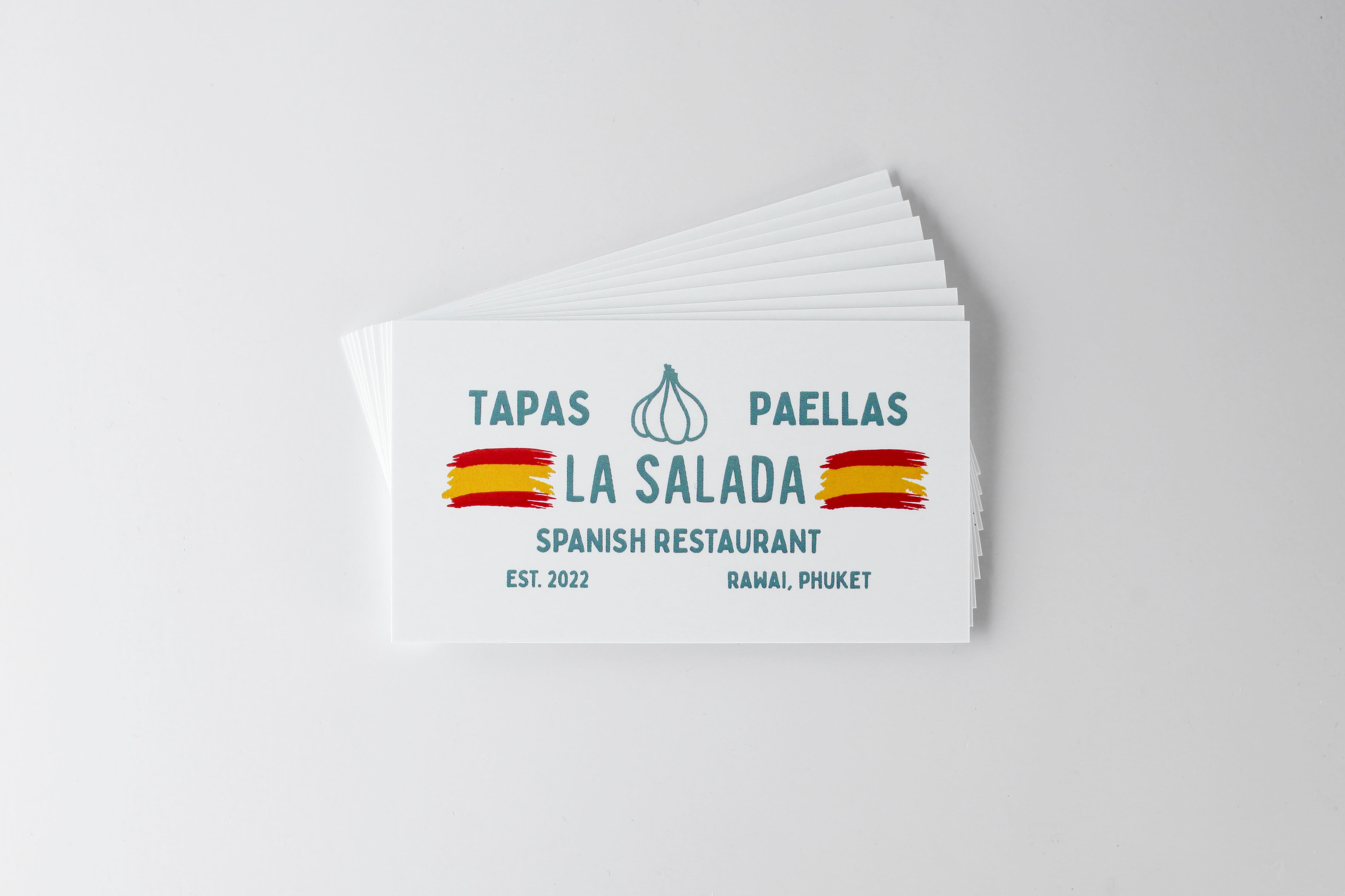 Laminated business cards