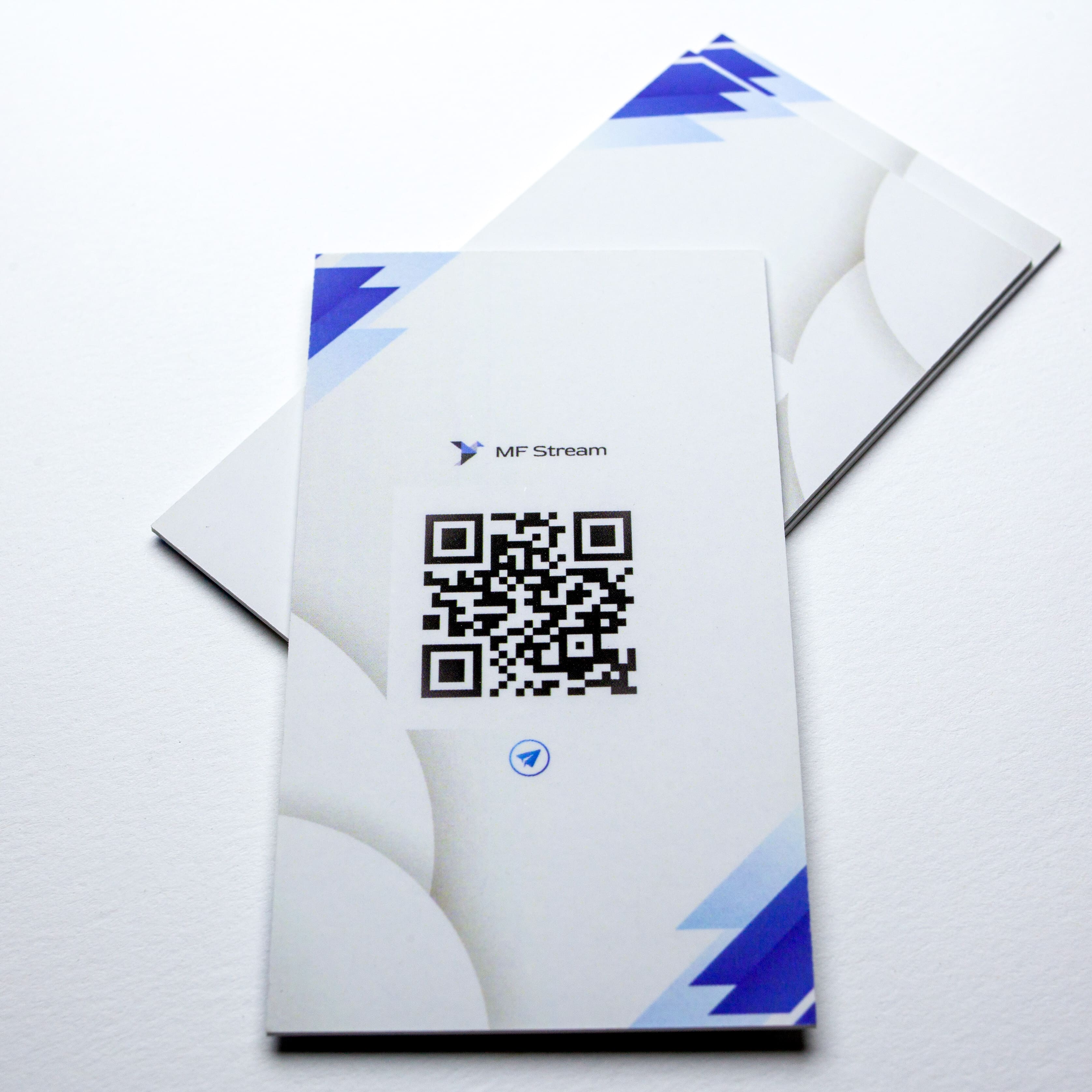 Duplex business cards