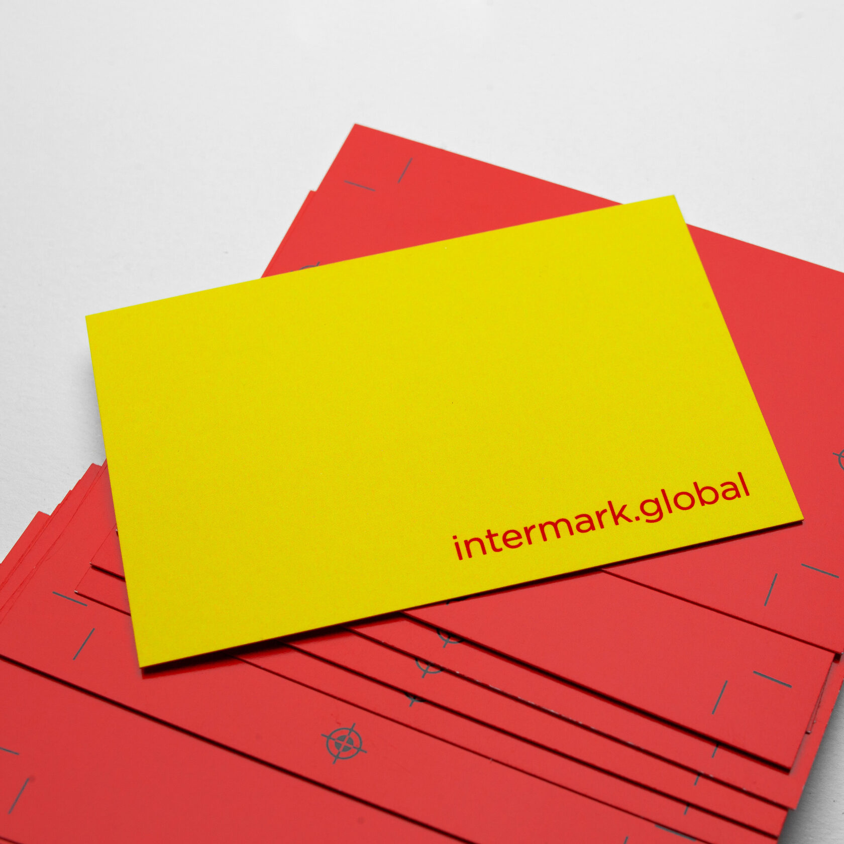Laminated business cards