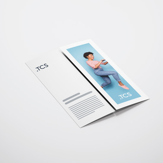 Folded Leaflets with Open Gate Fold