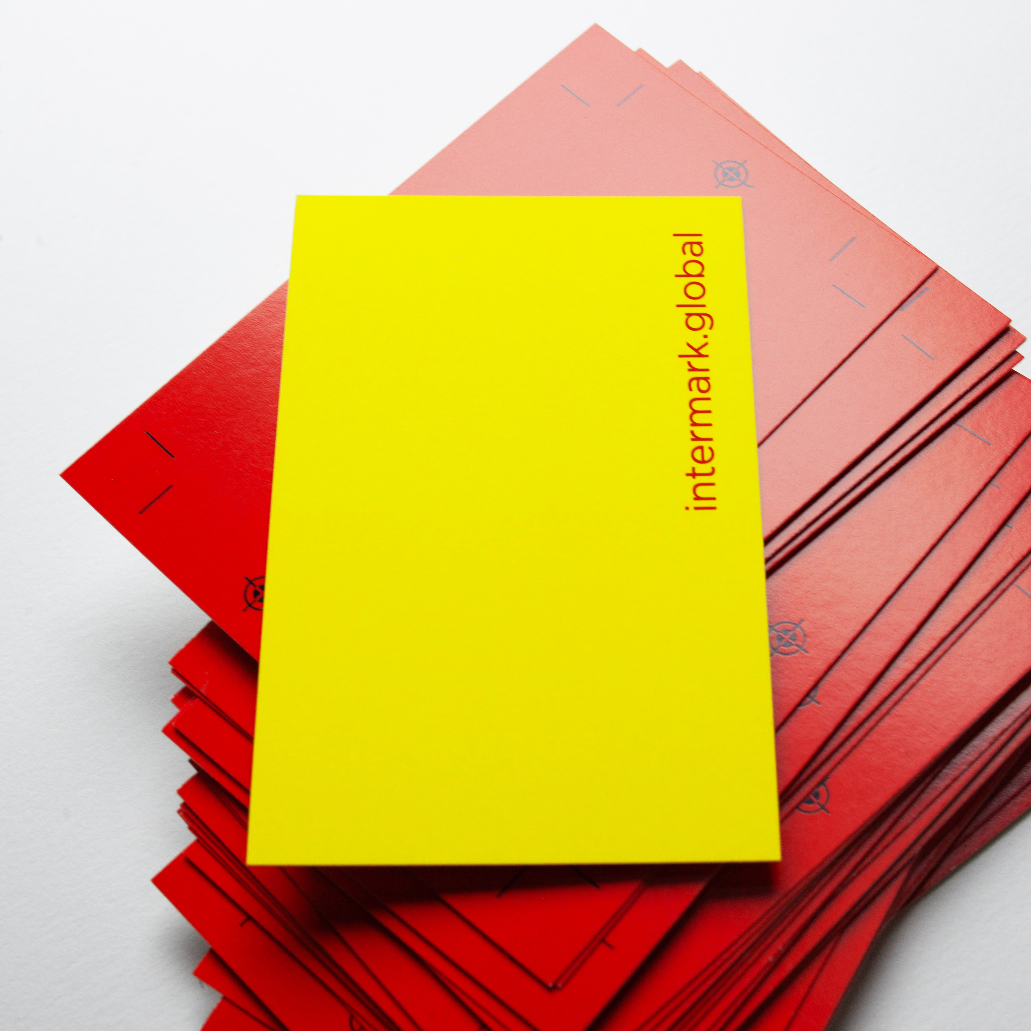 Laminated business cards