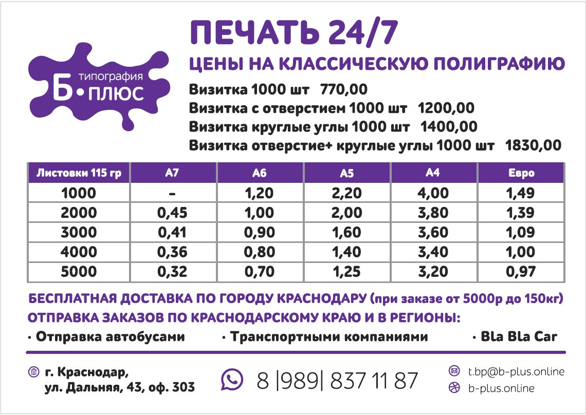 Сборные тиражи — экономичная печать от типографии «Б ПЛЮС»!