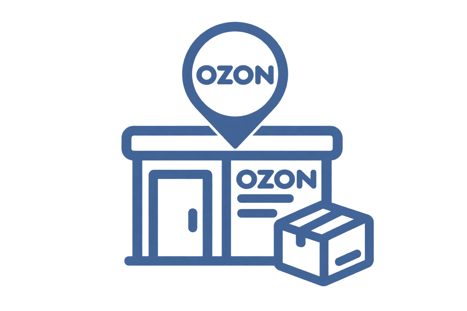 В пункт выдачи OZON