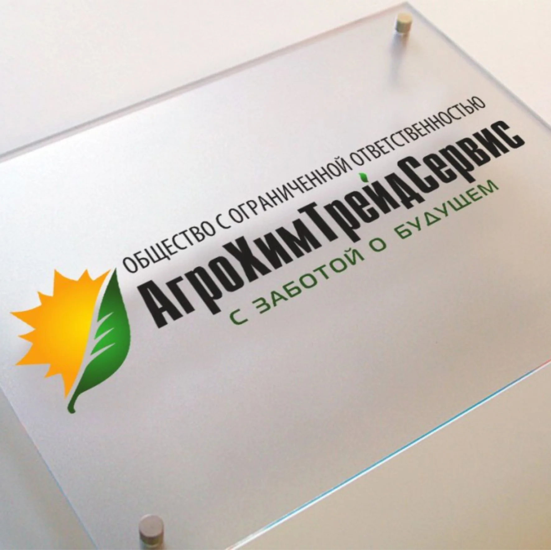 Табличка A4 из прозрачного акрила 3 мм