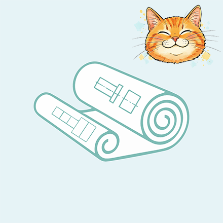 Чертежи нестандартного формата (не более 910 мм в ширину)