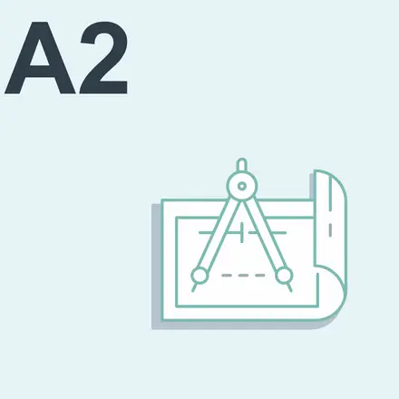 Чертежи формата А2 (594 х 420 мм)