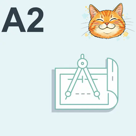 Чертежи формата А2 (594 х 420 мм)