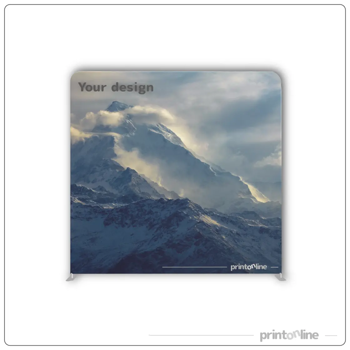 Auduma apdruka taisnām sienām Auduma apdruka taisnām sienām