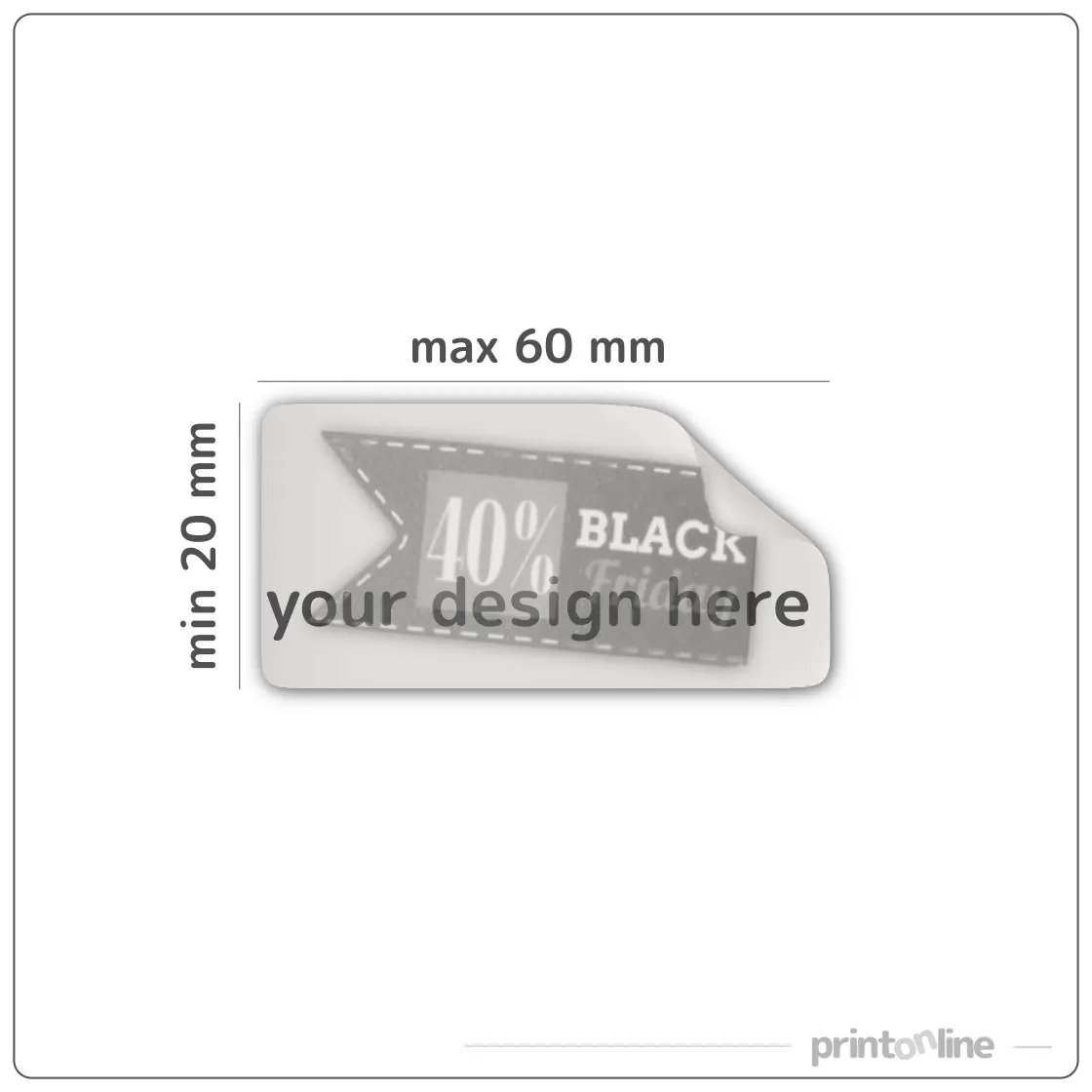 Kvadrātveida | Taisnstūra forma | Mazas uzlīmes līdz 60 mm Kvadrātveida | Taisnstūra forma | Mazas uzlīmes līdz 60 mm