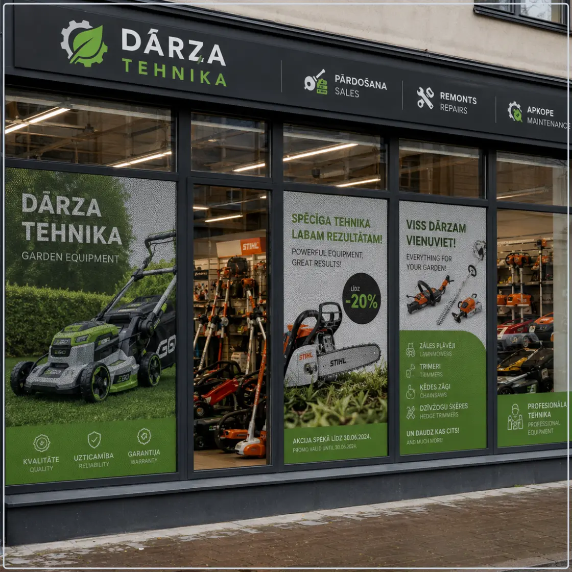 Druka uz perforētās plēves