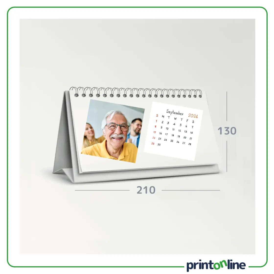 Personalizēts galda kalendārs