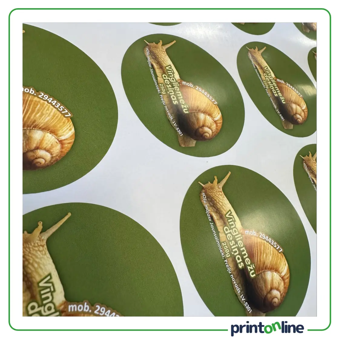 Apaļa forma | Mazas uzlīmes līdz Ø 90 mm Apaļa forma | Mazas uzlīmes līdz Ø 90 mm