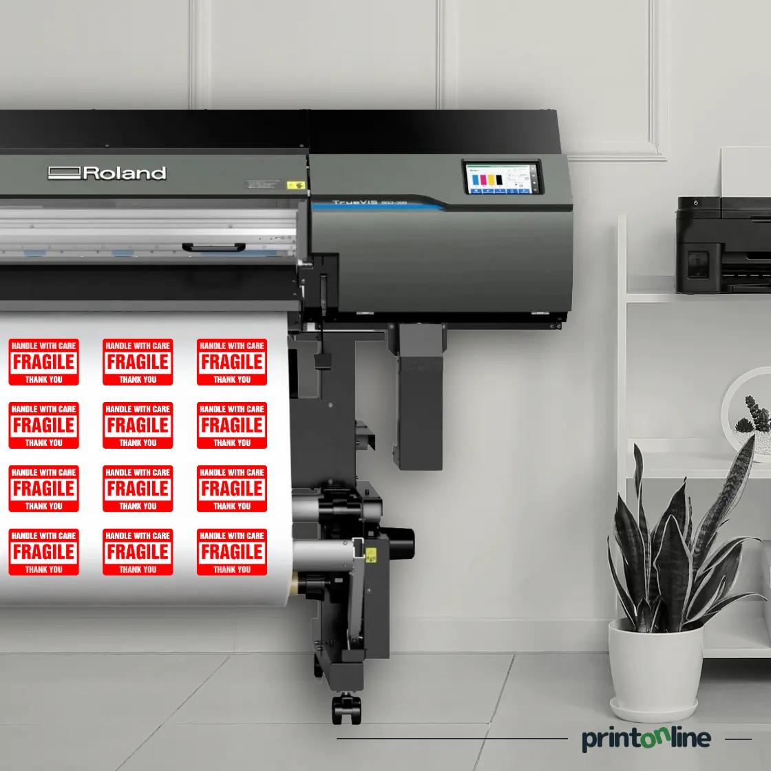 Uzlīmju drukāšana uz pašlīmējošās plēves