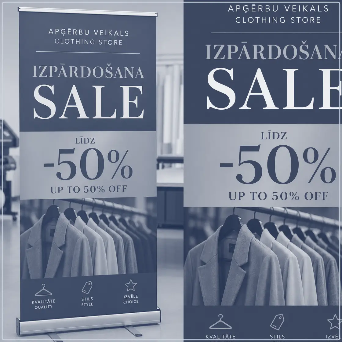 Roll Up stenda banera apdruka