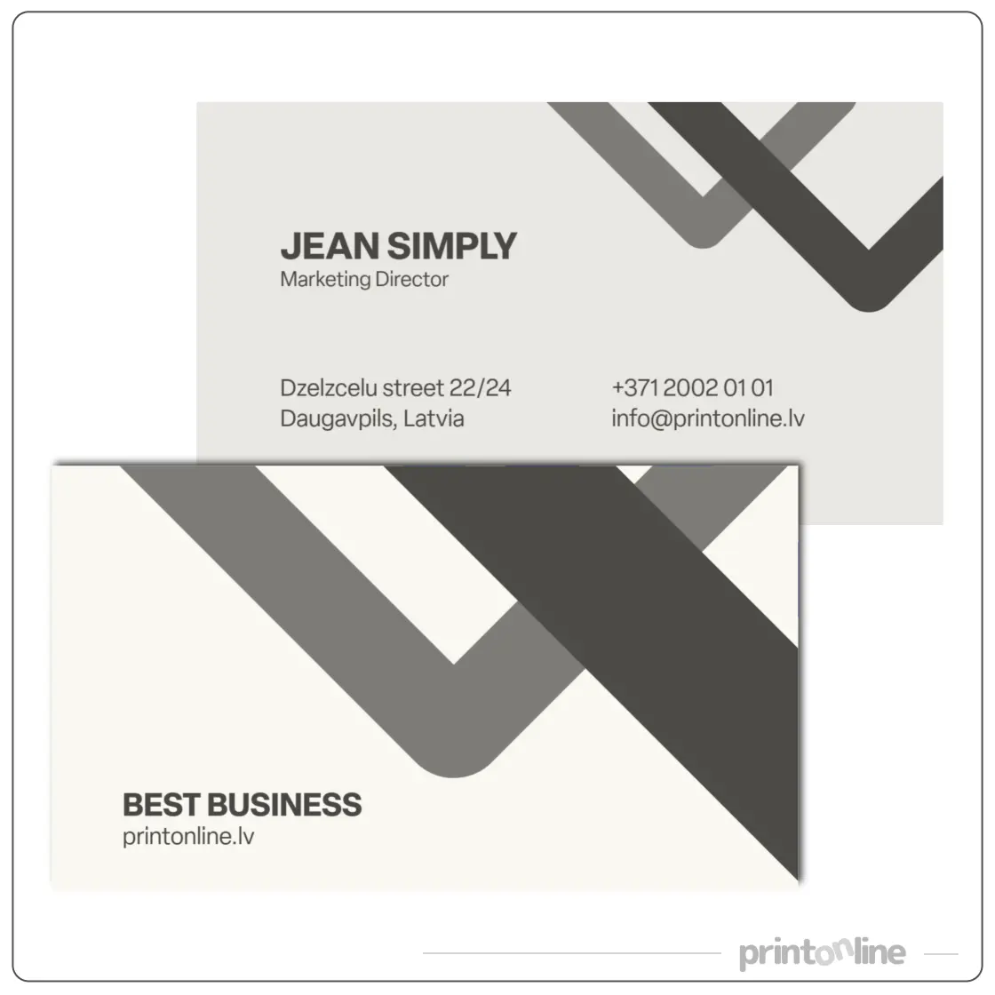 Plastmasas vizītkaršu drukāšana