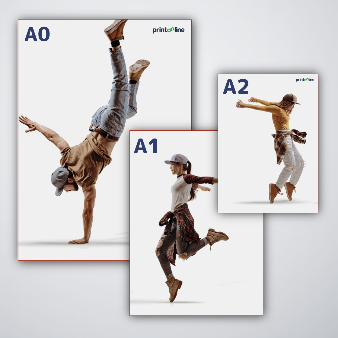 Plakātu drukāšana A2, A1, A0 formātos