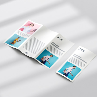 Буклеты «Евро» из плотной бумаги