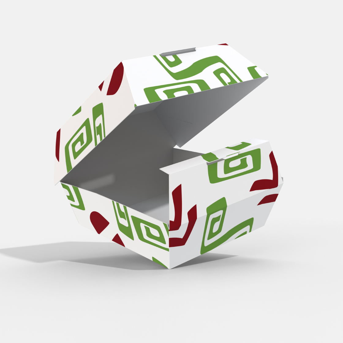 Коробка картонная для гамбургера