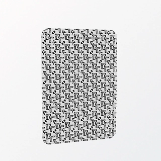 Наклейки черно-белые на пленке