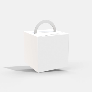 Коробка картонная с ручкой