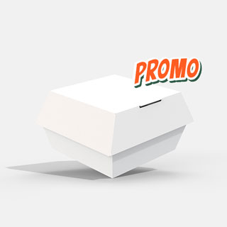 Коробка картонная для гамбургера